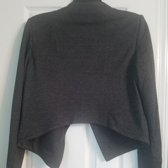 Lysse Leigh Jacket Charcoal Chevron NWT - Picture 4 of 7